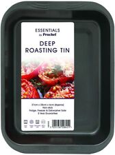 Prochef Large Deep Roasting Non Stick Oven Baking Tray Tin Pan 37 x 28 x 6cm