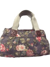 Cath Kidston Hand Bag Women Medium Size Tote Floral Shoulder bag Canvas Casual S