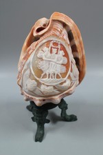 Antique carved cameo conch