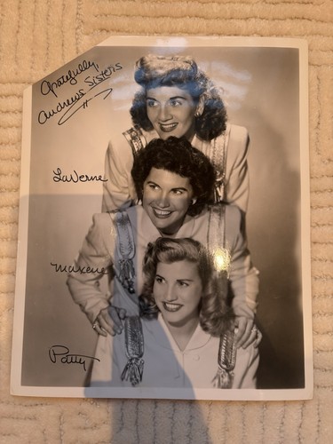 The andrews sisters signed - andrews, by