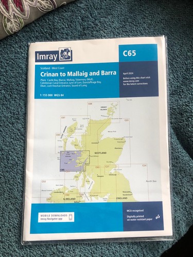 Imray chart map - map, to