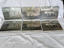 Clover Leaf Melamine Table Mats - Country Seats - Berkeley, Blenheim, Longleat.