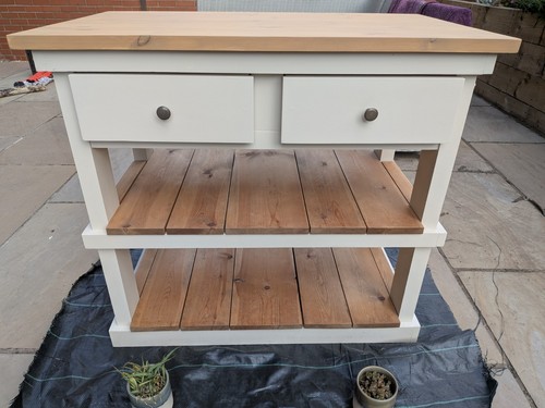 Butchers block solid pine - solid, wood