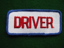 VINTAGE DRIVER Iron/Sew on