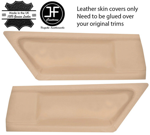 Beige real leather rear - leather,