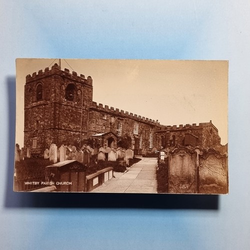 Whitby postcard c1930 real - postcard,