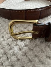 Brown Crombie Leather Belt