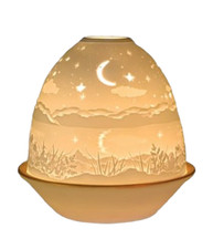 Tall Lithophane Dome Tealight
