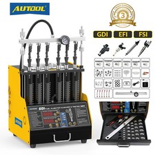 AUTOOL® GDI EFI FSI Fuel Injector Tester Cleaner Machine Ultrasonic Cleaning UK