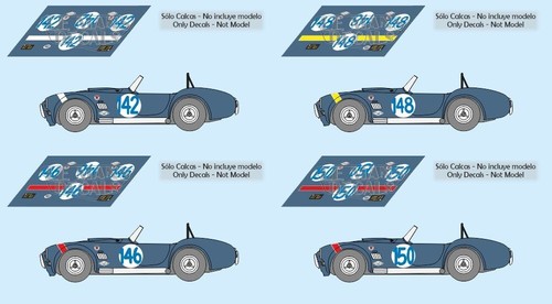 Decals cobra targa florio - ac,