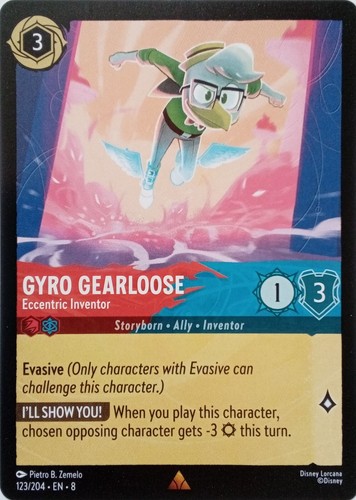 123 204 gyro gearloose - 123/204,