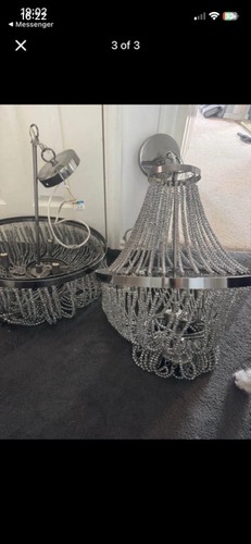 Stunning silver beaded - stunning,