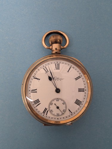 Vintage gold plated pocket - plated,
