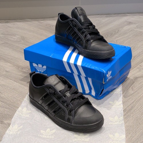 Adidas honey low black leather - honey,