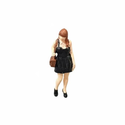 Painted woman figurine - painted,