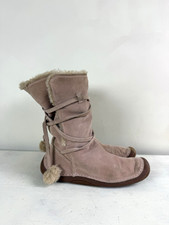 CLARKS Suede Fur Lined Boots