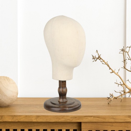 White linen head - white,