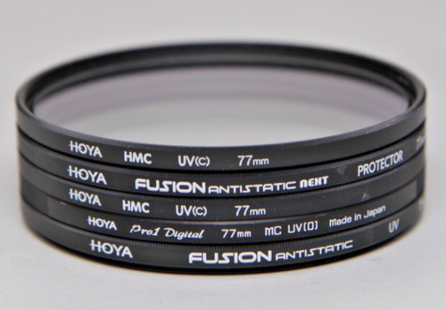 Mixed hoya filters 1 - 4,