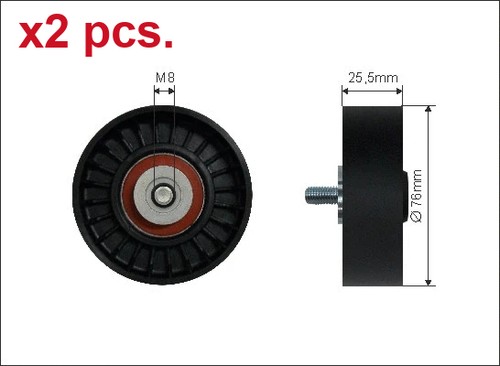Tensioner pulley ribbed belt - tensioner, v-ribbed