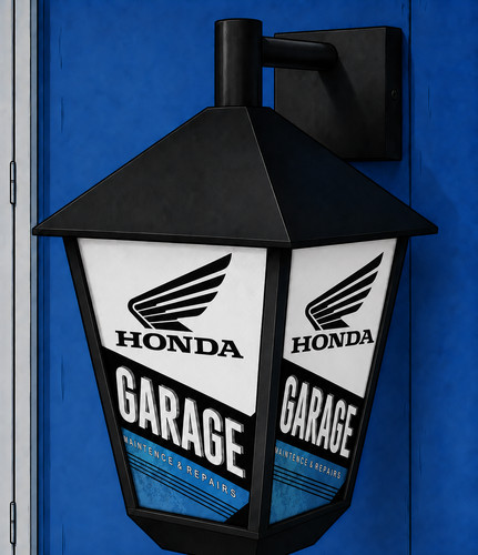 Honda motorbike racing large - motorbike,
