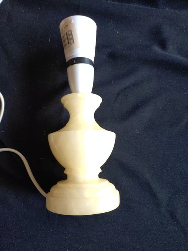 Vintage alabaster lamp - vintage,