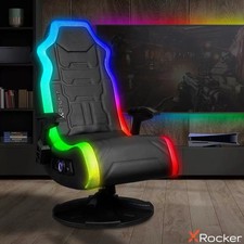 X Rocker Aurora 2.1 Wireless RGB Gaming Chair with LED Lights