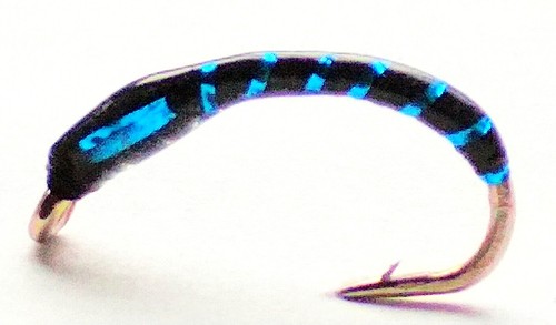 Buzzers blue flash fishing - blue, fly