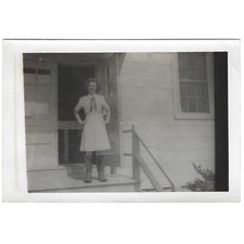 Vintage Photo Cute Woman On