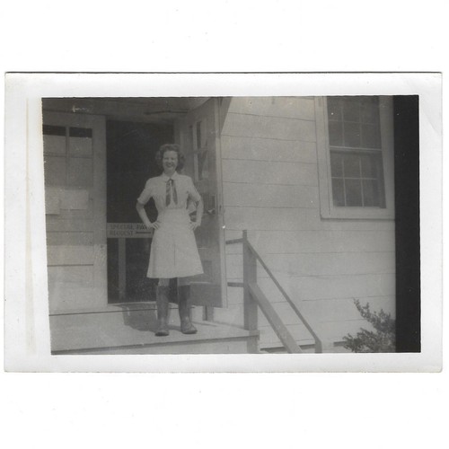 Vintage photo cute woman - photo, on