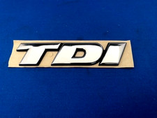 Genuine NEW VW Rear Boot TDI Badge Emblem Chrome - 701853675B Z10