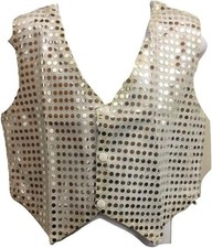 Unisex Sequin Vest Waistcoat