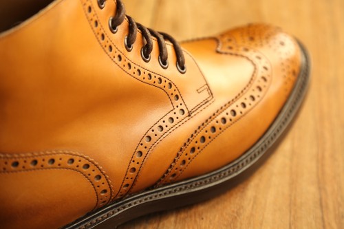 Barker tan brown leather - barker,