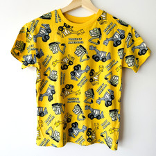 Boys T-Shirt Sinsay Digger Yellow 9-10 years 140 cm 100% Cotton - NEW