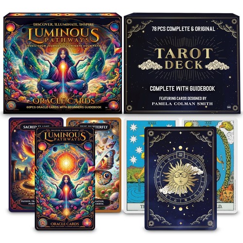 Tarot cards deck set box - deck,