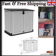 Large Keter Store NOVA Garden Lockable Storage Box XL Shed Outside Bike Bin Tool