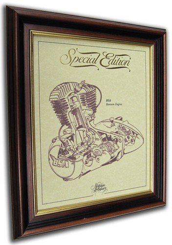 Bsa bantam motorcycle - motorcycle, engine