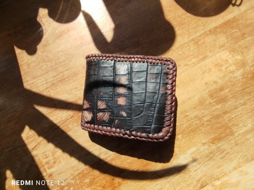 Leather crocodile handmade - 'crocodile',