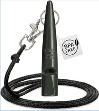 ACME Dog Whistle No. 211.5  with Free Whistle Band in Matte Black,