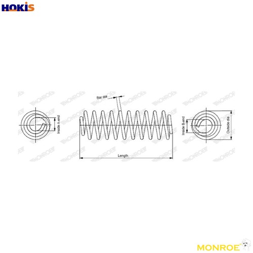 Suspension spring sp2275 for - spring,