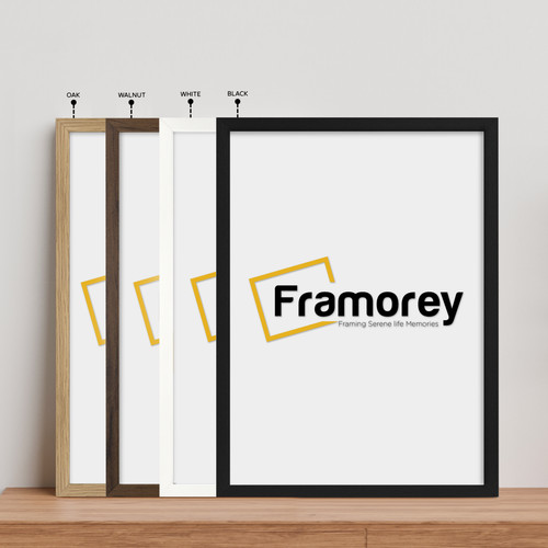 Black poster frame sleek - poster,