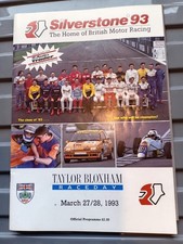 1993 British Touring  Car Silverstone Programme *24 Autographs*