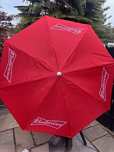 Budweiser garden parasol red - budweiser,