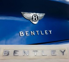 BENTLEY CHROME BOOT BADGE LOGO