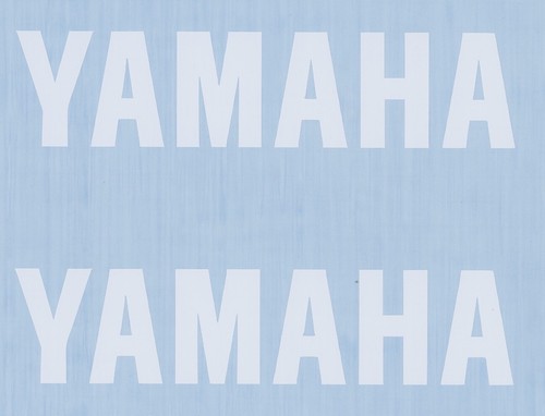 New yamaha white decals - 2,
