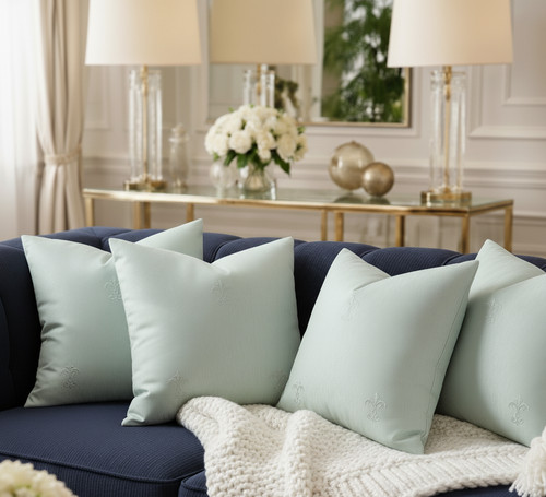 Set cushion covers mint - of,