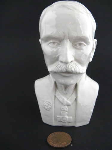 Antique ceramic bust edward - antique,