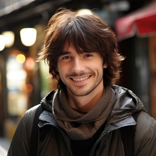 Berrylion short mens wig brown - berrylion,