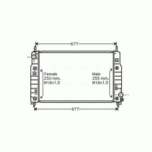 Radiator for ford mondeo - for,