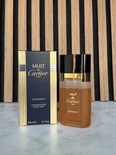 Must de Cartier 100ml Deodorant Natural Spray NEW SEALED