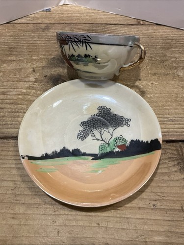 Vintage hand painted japanese - vintage, hand-painted